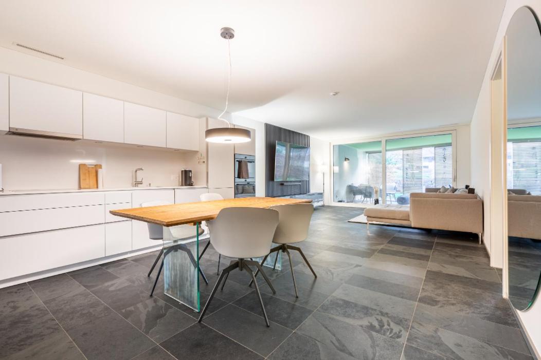 Luxus Wohnung Mit Garten Curych Exteriér fotografie
