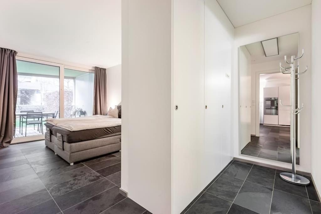 Luxus Wohnung Mit Garten Curych Exteriér fotografie