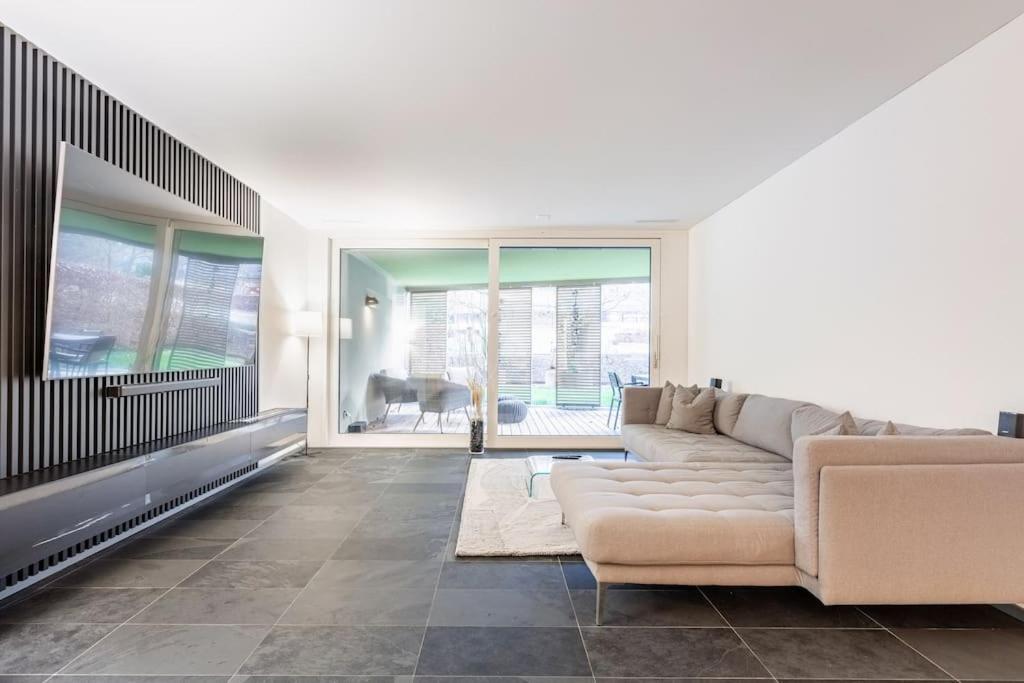 Luxus Wohnung Mit Garten Curych Exteriér fotografie