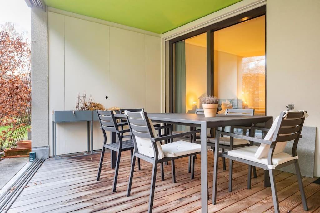 Luxus Wohnung Mit Garten Curych Exteriér fotografie